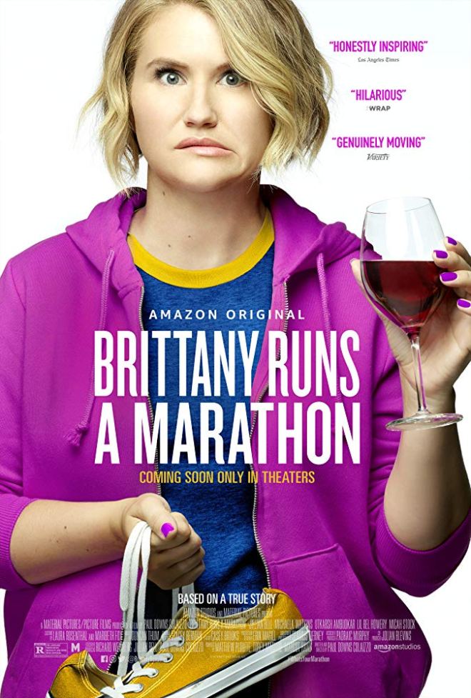 Brittany runs a marathon poster
